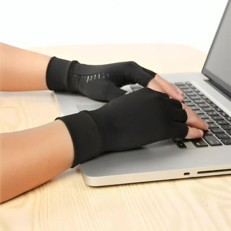 Copper Therapy Compression Gloves